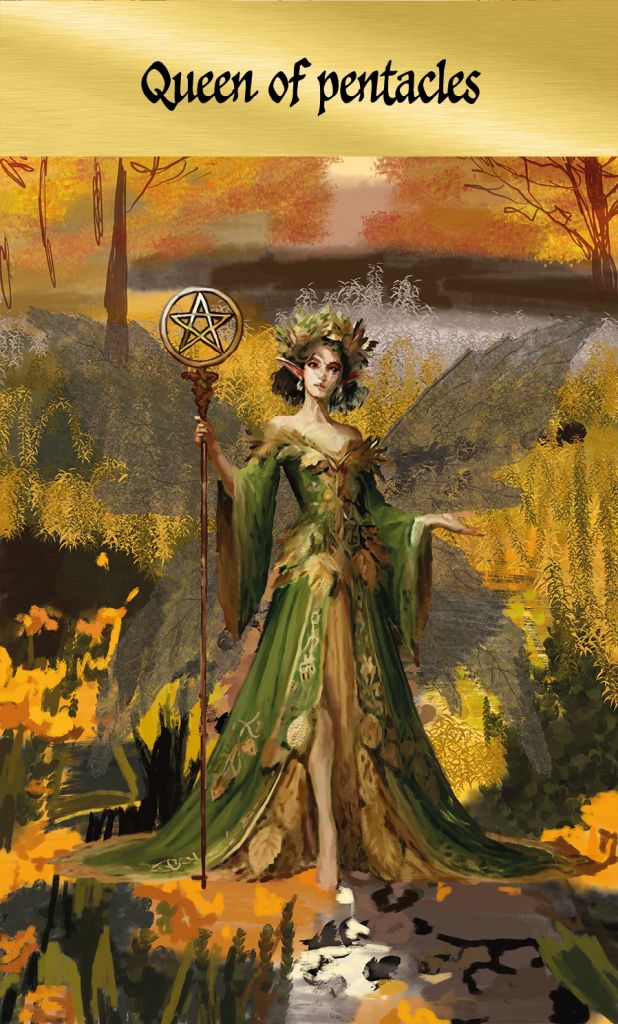 Queen of pentacles